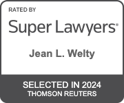 Rated By | Super Lawyers | Jean L. Welty | Selected in 2024 | Thomson Reuters