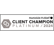 Welty Esposito & Wieler LLC | Recognized By Martindale Hubbell | Client Champion Platinum | 2024