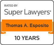 Rated By Super Lawyers, Thomas A. Esposito, 10 Years